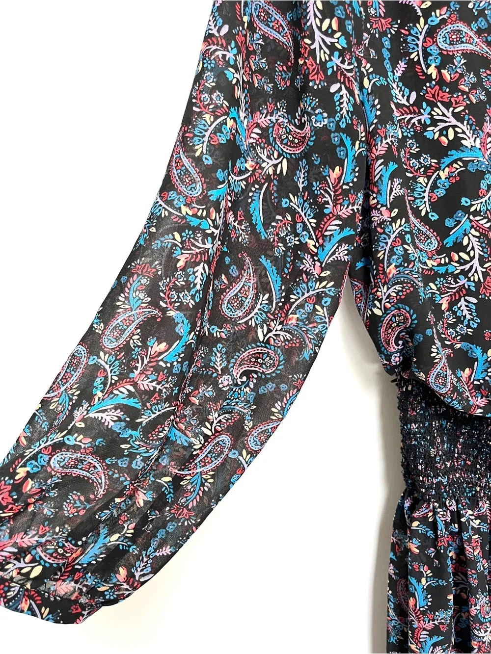 Anthropologie, Vanessa Virginia, Daytripper mini dress. Paisley pattern size M - Picture 6 of 15